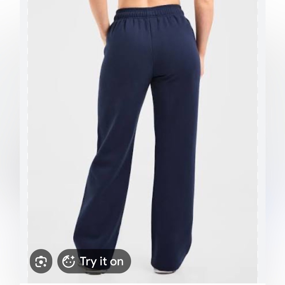 Varsity Spirit navy blue wide leg athletic pants size small